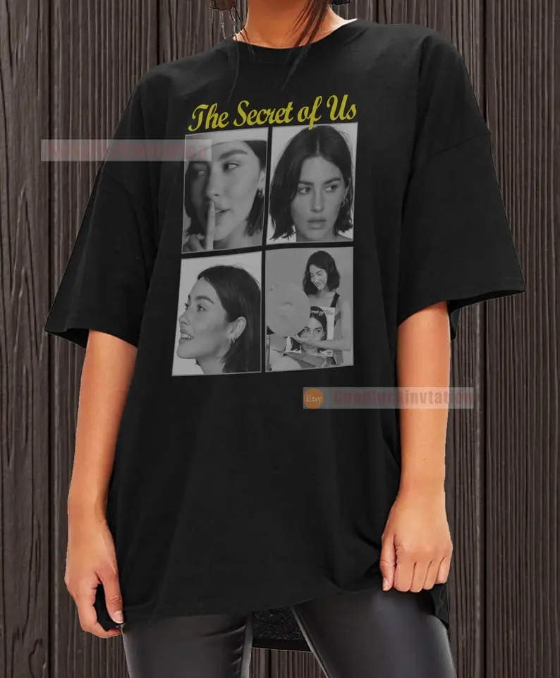 Gracie Abrams Shirt T-shirt Unisex Cotton Vintage 90's Graphic Tee Unisex Crewneck Shirt