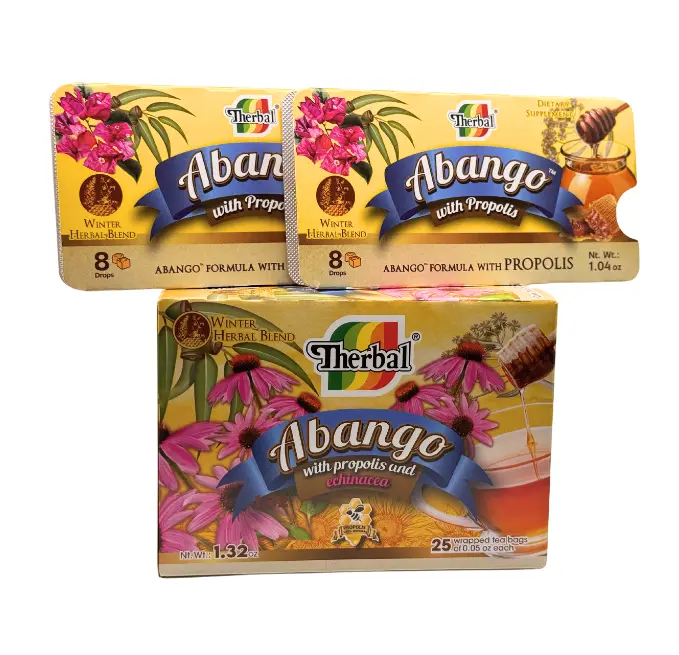 THERBAL Abango Propolis Tea Combo with Caramels (Te Abango Combo) - 1 ...