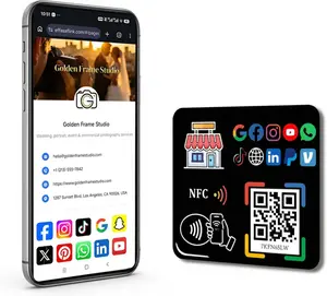 Smart NFC Sticker – Digital Business Card – No Monthly Fee – Editable Profile
