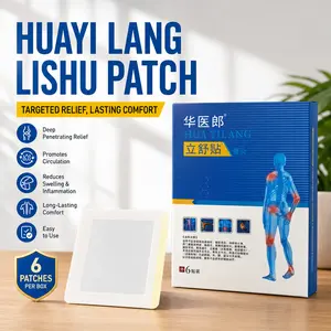 Huayi Lang Lishu Patch, Shoulder, Waist & Joint Pain, Promotes Blood Circulation, Relieves Inflammation, for Cervical Spondylosis, Arthritis & Soft Tissue Injury,