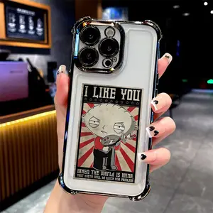 Family Guy Retro Poster Phone Case Suitable for iPhone 17 16e 16 15 14 13 12 11 Mini Pro Max Air X XR XSMAX 8 7 Plus Anti Fall Transparent Soft Back Cover