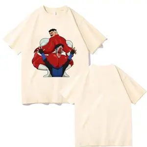 Invincible vs OmniMan T-Shirt, Color Conquest Shirt, Invincible Mark Superhero Unisex Tee, Comic Book Fan Gift Cotton