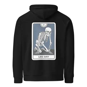 Leg Day Tarot Card Gym Hoodie, UNTLY Sexy