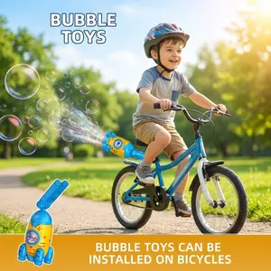 Cool Rocket Bubble Car Toy – Electric Automatic Bubble Machine with LED Lights for Kids