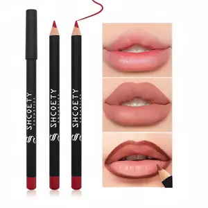 12pcs/box Long-Lasting Lip Liners, Highly Pigmented Matte Lip Liner Pencil Set, Lip Makeup Kit