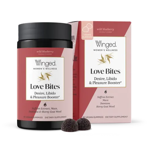 Love Bites Desire & Libido Support Wellness Gummies, Health & Nutrition Supplement for Adult Vitality