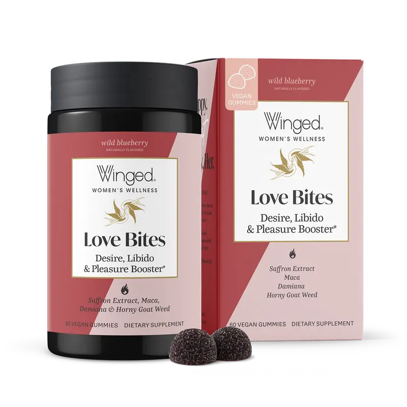 Love Bites Desire & Libido Support Wellness Gummies, Health & Nutrition Supplement for Adult Vitality