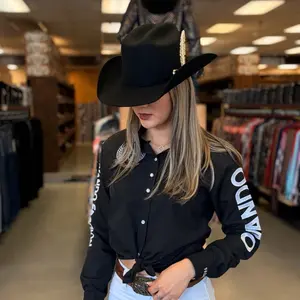 Women shirt black /white