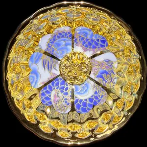 Golden Dragon Nightlight Cup-Building Lantern-Handicrafts-Collectibles-Gifts-Handmade Products-Traditional Teacup-Decorations