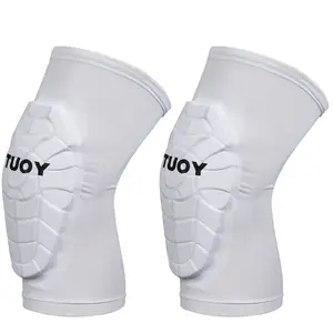 【New Year】Sports Knee Pads, 1 Pair Durable Design TUOY Knee Wrap, Breathable Adjustable Knee Supporter for Running, Weightlifting, Fitness, Daily Training, Knee Sleeve, Sports Knee Brace Patellar Belt Patella Band