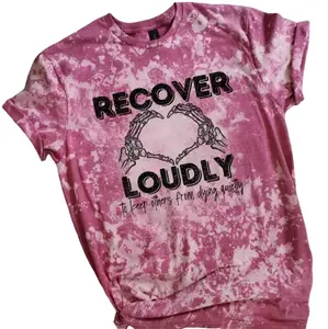 Recover Loudly Sublimation Bleached Tee Womenswear