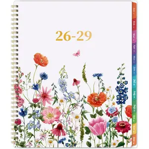 2026-2029 Monthly Planner - 3 year planner 2026-2029, Jul. 2026 - Jun. 2029, 3 Year Calendar 2026-2027-2028 monthly planner, 9" x 11", 36 Month Calendar with Colourful Tabs +  Pocket -