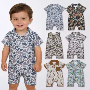 Toddler Camo Romper | Baby Boy Summer Clothes