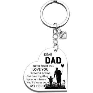 Father Day Gifts Dad Gifts from Daughter Son Best Dad Ever Gift Cool Daddy Keychain for Father from Kids Birthday Gifts Ideas for Fathers