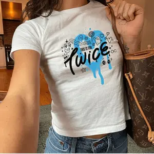 [SALE UP TO 30% + FREESHIP] Retro This is for Twice Baby Tee, Strategy Four Twice Shirt, Graphic T-Shirt, Twice Shirt, Kpop Merch, Trendy Tee