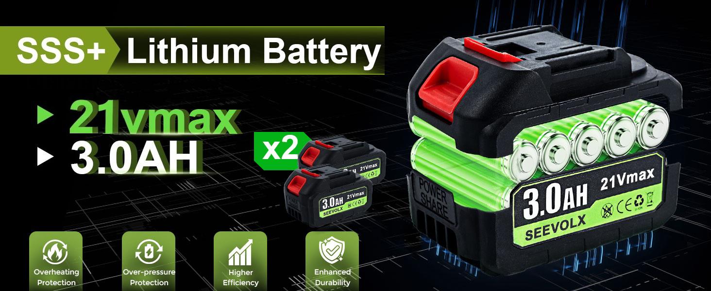 Cheetah 21Vmax Cordless Turbo Jet Blower, Cordless Leaf Blower, Brushless Motor TurboFan with 2 x 3000mAh Batteries & Charger, 3 Nozzles, for Car Drying, Dust Cleaning, Snow Removal Cheetah 21Vmax Cordless Turbo Jet Blower, Cordless Leaf Blower, Brushless Motor TurboFan with 2 x 3000mAh Batteries & Charger, 3 Nozzles, for Car Drying, Dust Cleaning, Snow Removal