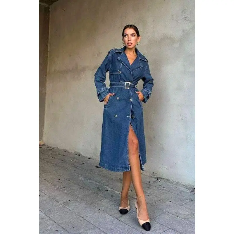 Denim Trench