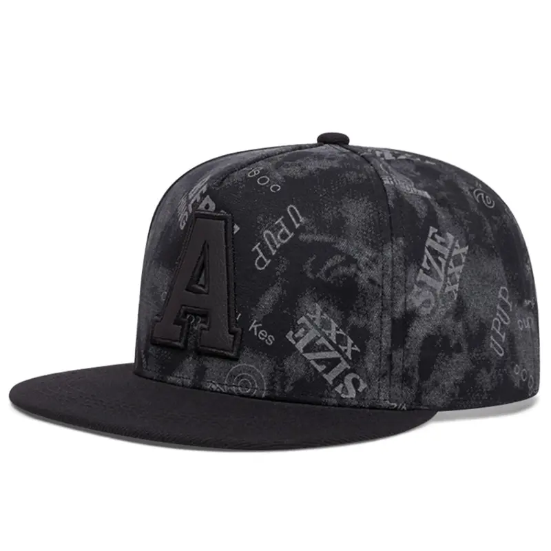 Unisex Casual Trendy Letter Design, Street Style Flat Peak Hat, Fitted Snapback Baseball Cap, Adjustable Snapback Cap, Fashionable Hat for Men & Women for All Season, Fitted Snapback Hats, Adjustable Streetwear Hat, Caps with Designs