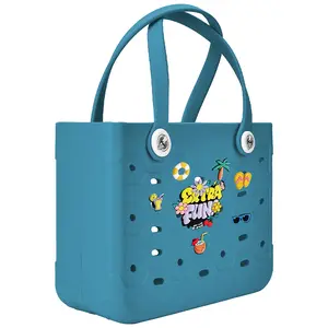 Small Women's EVA Beach Tote | Waterproof, Lightweight & Stylish | For Pool, Beach, Vacation