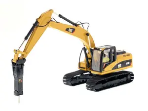 CAT Caterpillar 320D L Hydraulic Excavator w/ Hammer (Core Classics Series) 1:50 Scale Model - Diecast Masters 85280C