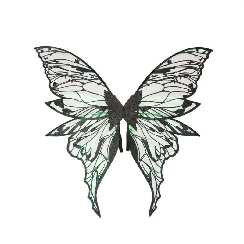 1pcPlusSize4-LeafGoldFoilButterflyWings,ShinyTransparentFairyWingsCostumeForWomen,AngelWingsForHalloween,ChristmasPolyesterWomenswearClothesMulticolorFantasyDressesCosplays 1pcPlusSize4-LeafGoldFoilButterflyWings,ShinyTransparentFairyWingsCostumeForWomen,AngelWingsForHalloween,ChristmasPolyesterWomenswearClothesMulticolorFantasyDressesCosplays