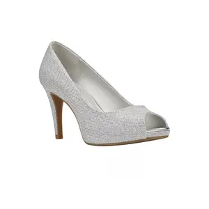 Bandolino Rainaa Women Silver Glam Heels