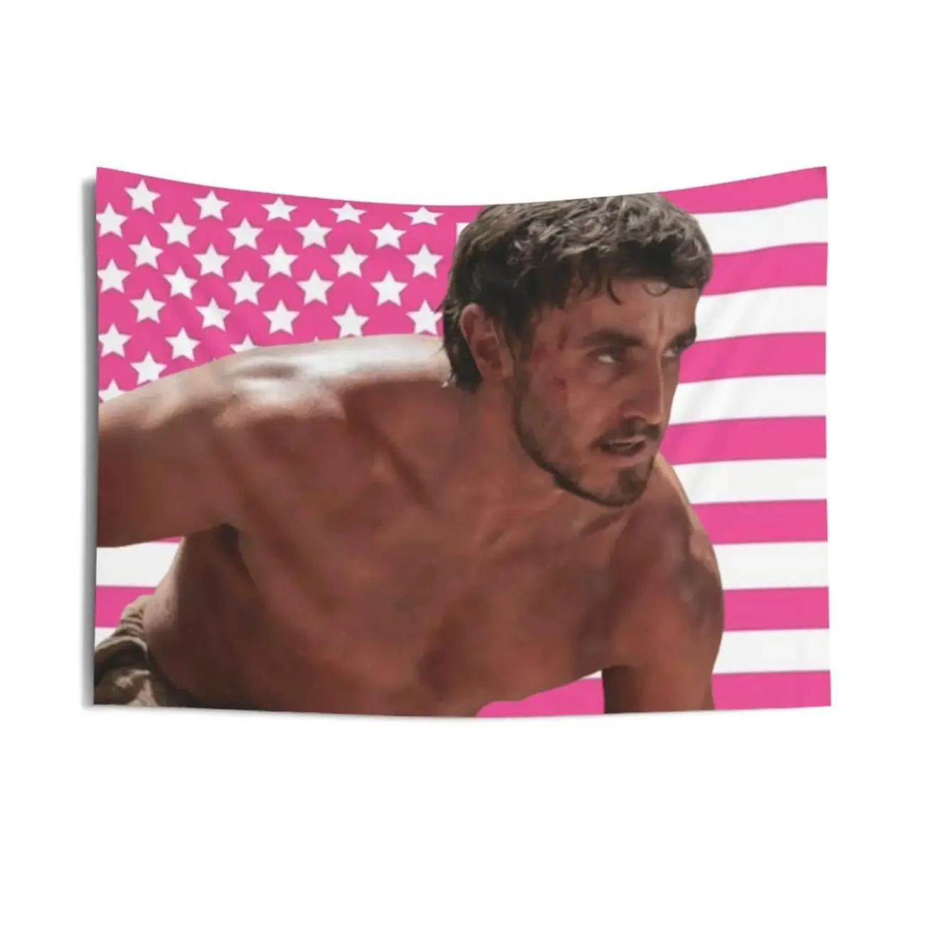Paul Mescal Lucius Gladiator II Indoor Wall Tapestries