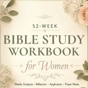 52-Week Bible Study Workbook for Women: A Year Long Bible Study for Women: A Christian Study Guide and Workbook for Spiritual Growth
