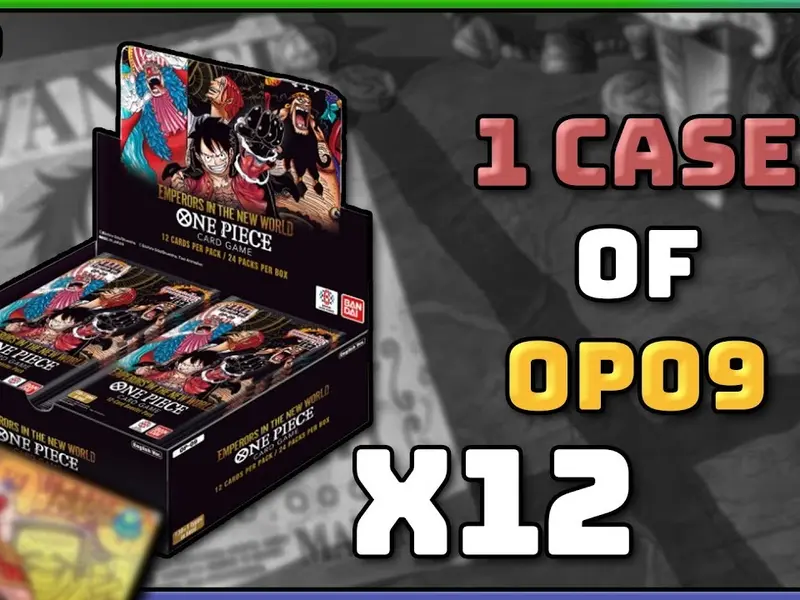 op09 booster box case Acrylic suitable for One Piece Display Japanese OP09 Emperors in the New