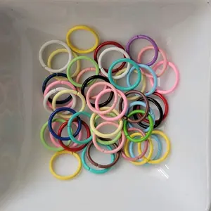 Small colorful keychain loops