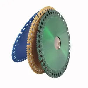 Diamond discs: Diamond cutting wheels make it very convenient and quick to cut various items, such as smooth cuts and beveling of tiles, marble, slate, PVC pipes, and wood! Abrasive Wheel