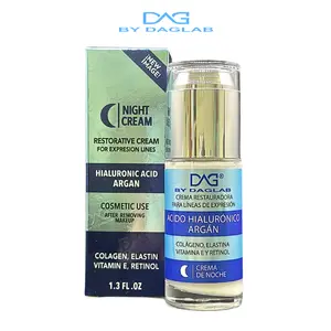 DAG BY DAGLAB- Night Cream (1.3 Fl Oz) - Restorative Cream for Expression Lines WITH HYALURONIC ACID