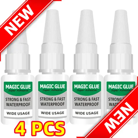 TrendReady 4PCS Thick Gel Super Welding Glue - High-Strength Oily Adhesive, Instant Bonding, Less Drips, Waterproof, Heat-Resistant, Easy Home DIY Fixes, Universal for Metal/Plastic, Wood, Automotive Tool Upgrade