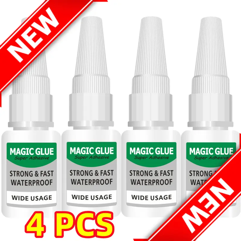 TrendReady 4PCS Thick Gel Super Welding Glue - High-Strength Oily Adhesive, Instant Bonding, Less Drips, Waterproof, Heat-Resistant, Easy Home DIY Fixes, Universal for Metal/Plastic, Wood, Automotive Tool Upgrade