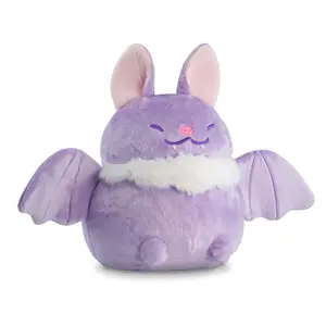 Shopzoki Bat Heating Pad for Period Cramps; Heatable/Freezable Heart Shaped Gel Pack; Grape scented; No seeds; Washable