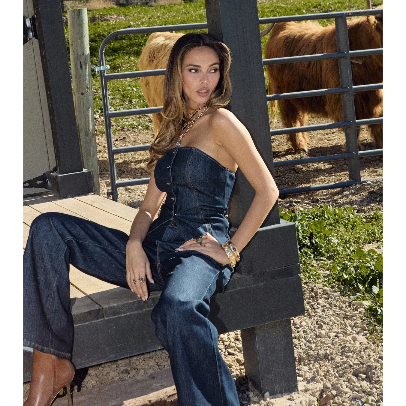 Effortlessly Dialed In Denim Flare Jeans