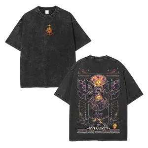 Elden Ring Midra Lord of Frenzied Flame Unisex Acid Washed Lightweight Cotton Hoodie TShirt, Gift For Game Fan, Streetwear Casual Top Graphic Menswear