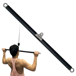 Lat Pull Down Bar for Home Gym Fitness Cable Machine Attachment, Lat Pulldown Attachments, Straight Bar, Long Bar for Fitness