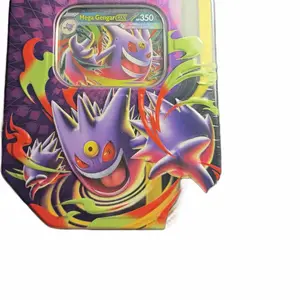 Pokémon Official TCG Mega Gengar ex Factory-Sealed Tin, Collectible Cards Sealed Box, Near Mint 2-Player Game Trading Card Tin Symphonia