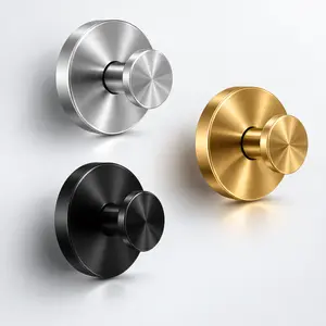 2 Packs - Suction Cup Hooks , Stainless Steel Suction Cup Hooks for Shower, Bathroom Accessories, Towel Hooks, Clothes Hooks & Vacuum Suction Hooks