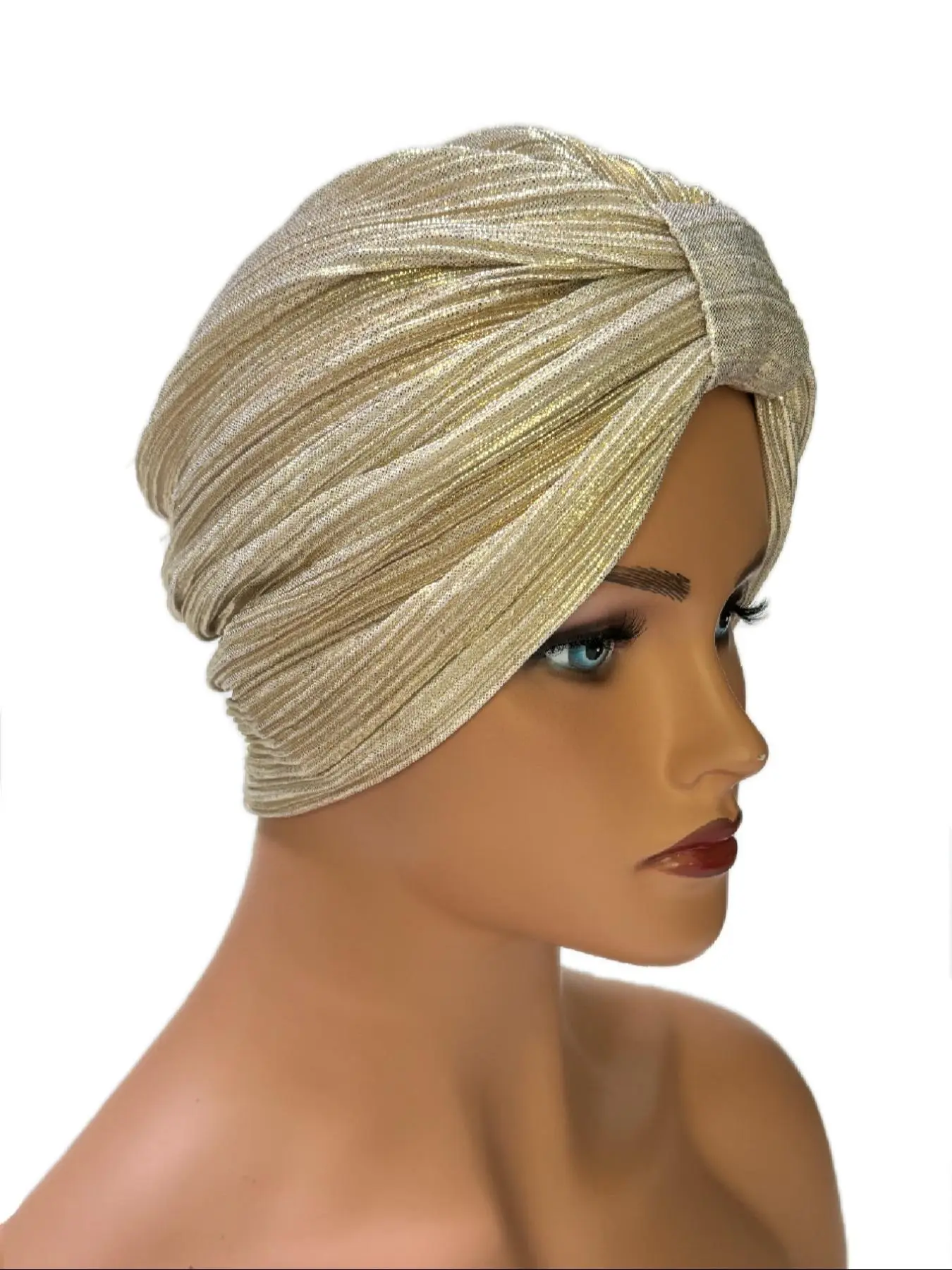 Women's Elegant Solid Color Turban Hat, Exquisite Trendy High Stretch Turban Hat, Fashionable Hair Accessories for Women & Girls