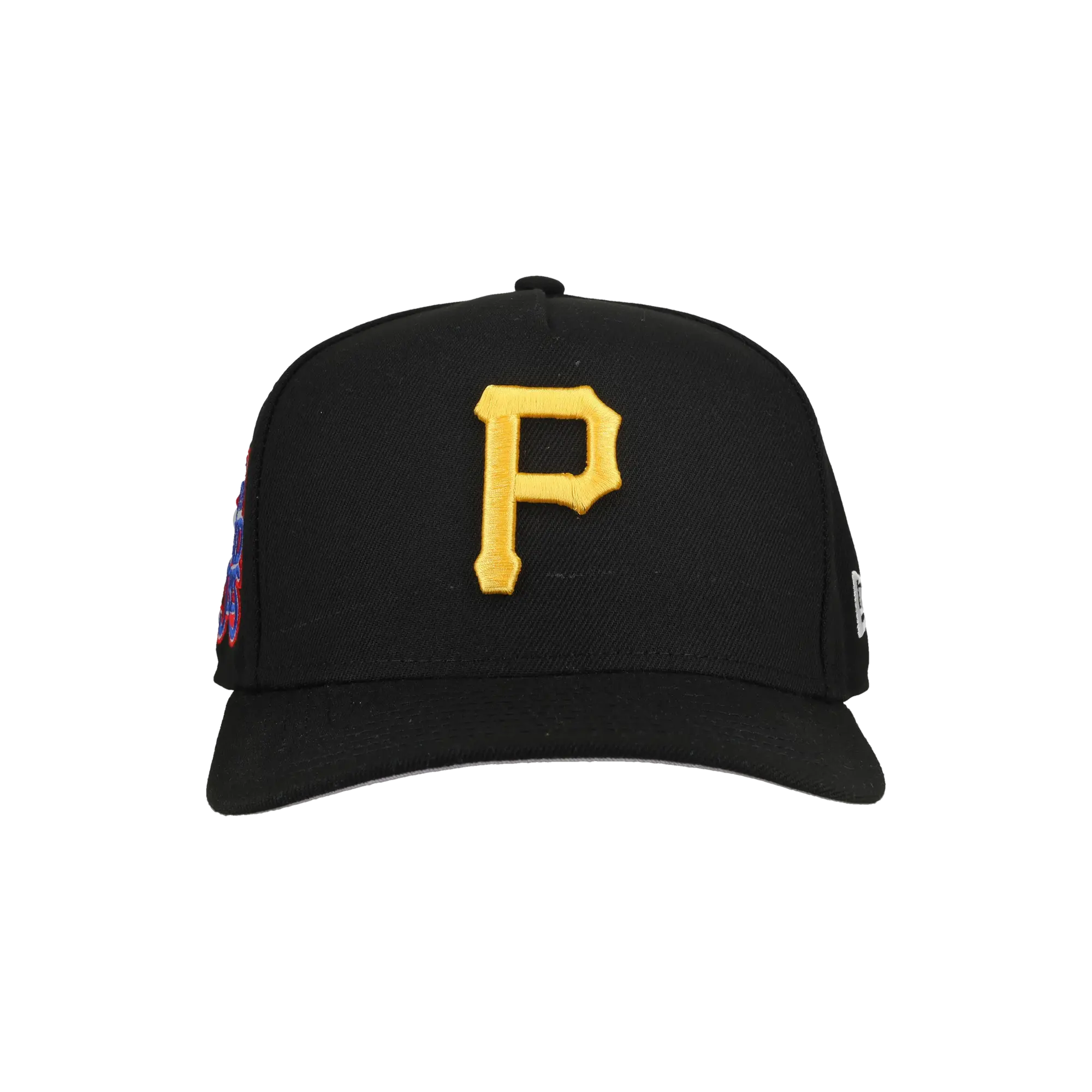 9FIFTY Pittsburgh Pirates 1976 Team Color A Frame Snapback Hat "Black (Grey Brim)" NE483