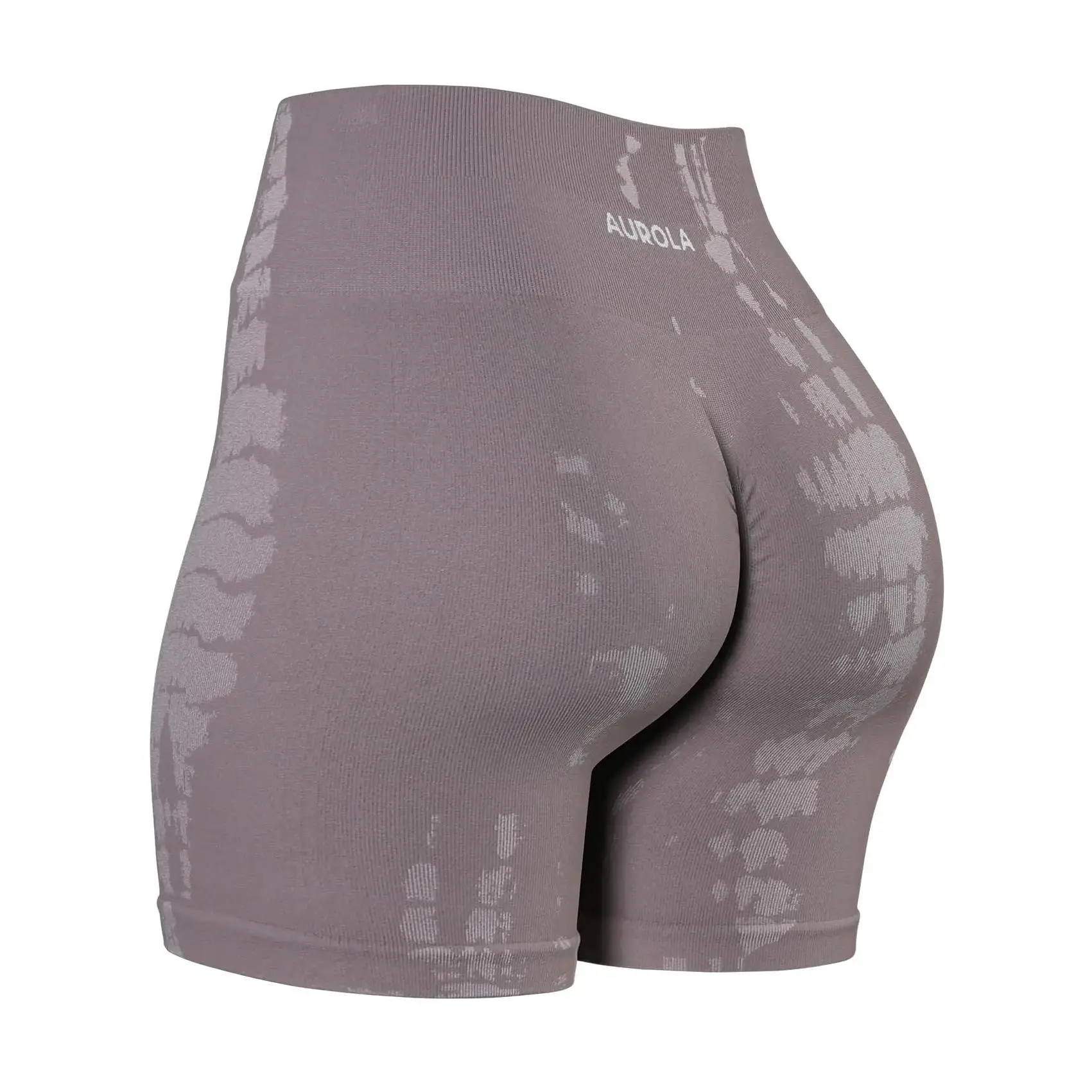 AUROLA Serpent Seamless Scrunch Workout Shorts for WomenTummy Control Squat Proof Ribbed Thick Active Gym Short
