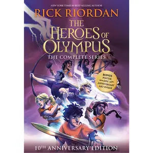 Heroes of Olympus Paperback Boxed Set, The-10th Anniversary Edition [With Poster] -- Rick Riordan - Boxed Set