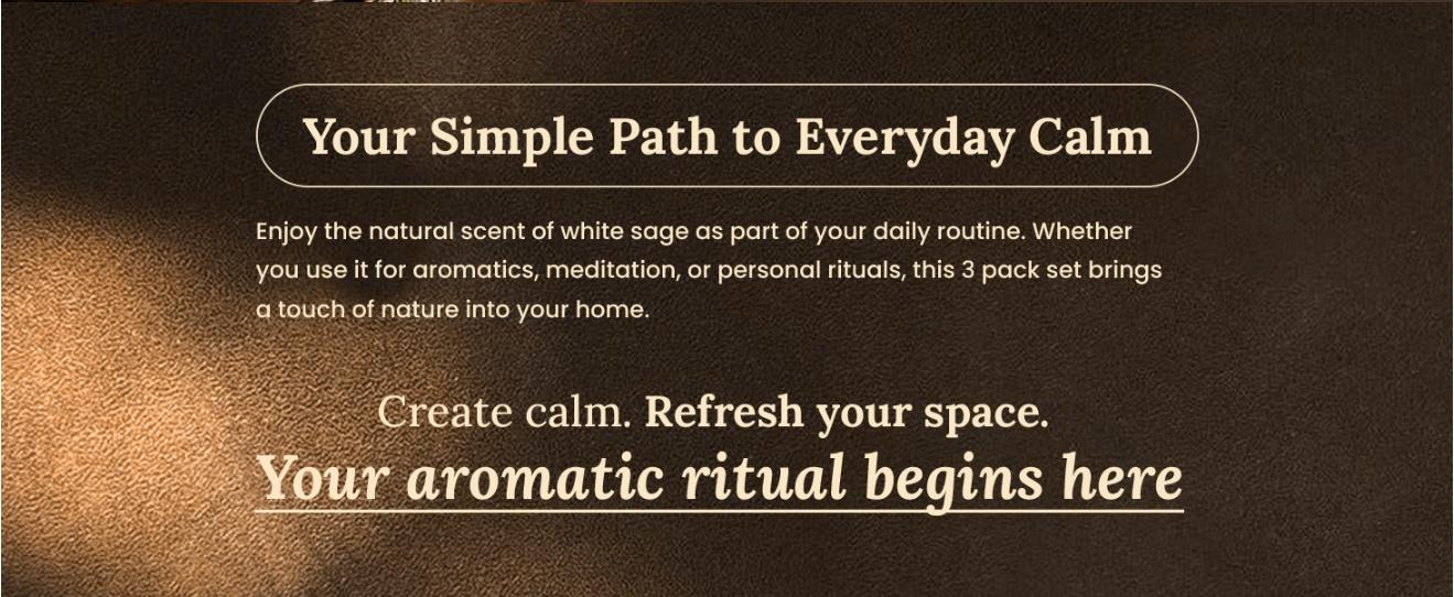 (Pack of 3)-Smudges & Herbs -Premium California White Sage Incense 4 Inches Long. Home Cleansing Incense,Fragrance,Meditation,Smudging Rituals.California Smudge Sticks Rituals -4 Inch