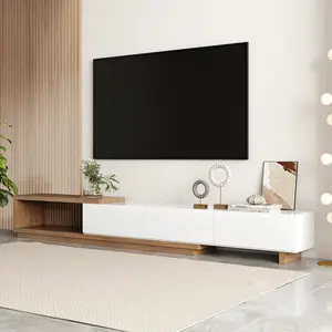 Homary Quoint 71"-100" Extendable TV Stand with 3 Drawers