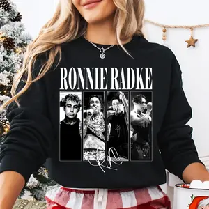 Vintage Ronniie Raddke  Metalcore Aesthetic T-shirt Sweatshirt, Rockstar Energy Streetwear, Full Sizes, Full Color, Unisex Graphic Crewneck