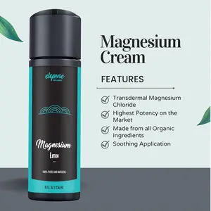Pure Natural Magnesium Lotion - Highest Potency - 300 mg/tsp - Not Water Based - Body Care - Comfort Soothing Skin Care