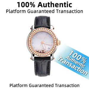 Chopard Happy Diamonds Collection 278475  Quartz Movement  36mm White Dial  Two-Tone Pink Gold with Aftermarket Diamonds  Ladies’ Watch  WHP038651