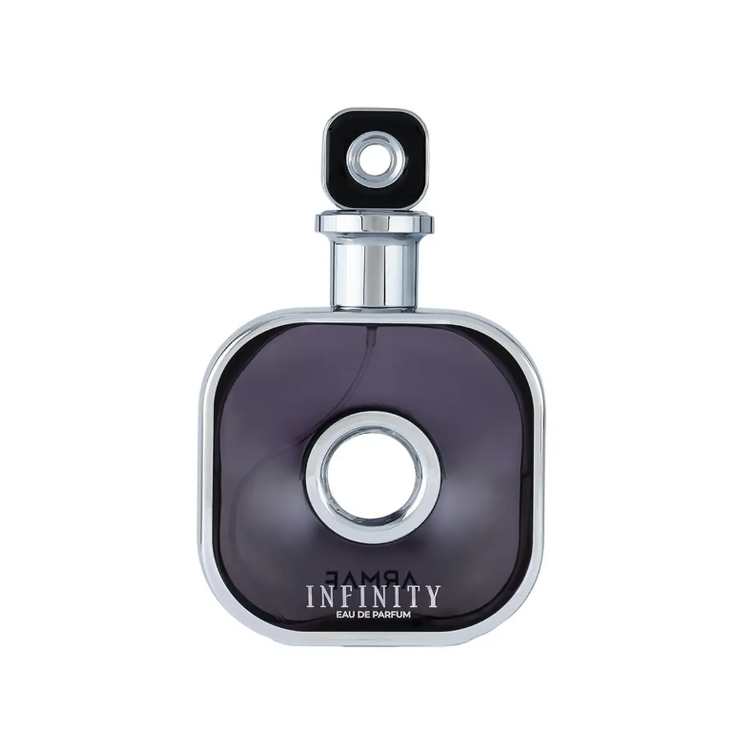 ARMAF Infinity Silver Eau de Parfum for Men 3.6 oz | Fresh aromatic‑woody clarity with a deep amber‑musk masculine trail